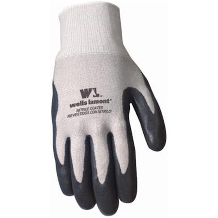Wells Lamont 546L Mens Nitrile Coated Knit Gloves- Large 598183